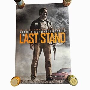 The Last Stand 2013 Original Promo Movie Poster 27x40 Arnold Schwarzenegger D/S